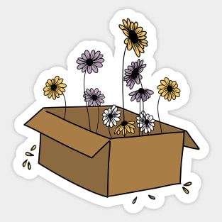 Box of colorful happiness Sticker